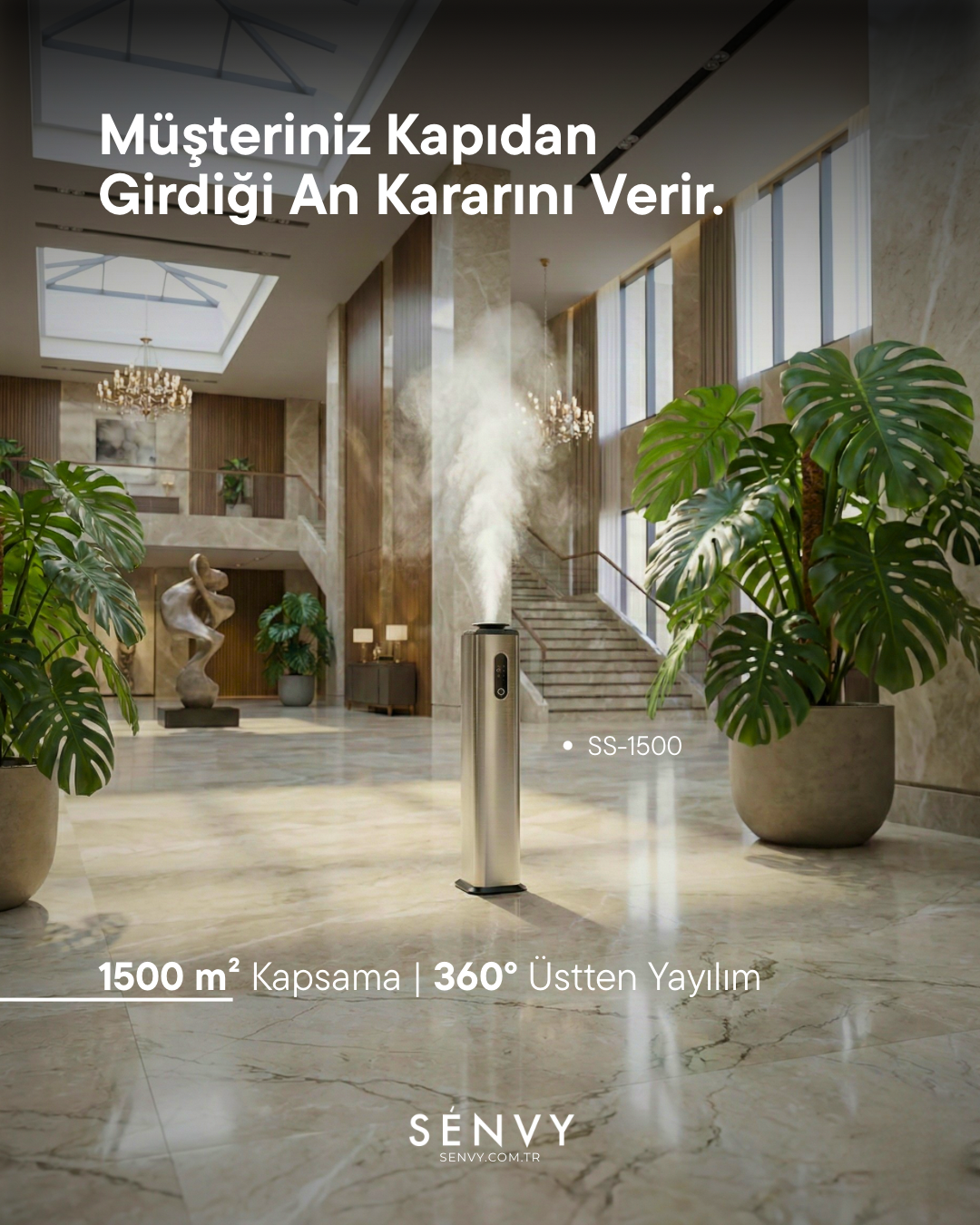 SS-1500 Profesyonel Geniş Alan Koku Makinesi
